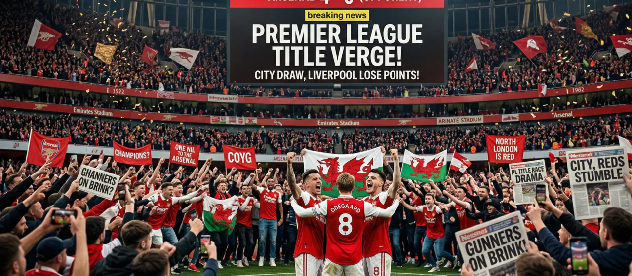 Arsenal on Verge of Historic Premier League Title as City and Liverpool Drop Points