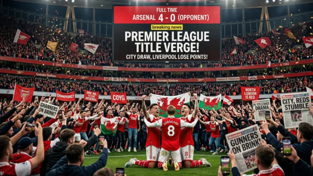 Arsenal on Verge of Historic Premier League Title as City and Liverpool Drop Points