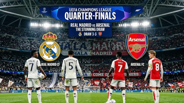 Champions League Quarter-Finals: Real Madrid vs Arsenal Headlines Stunning Draw