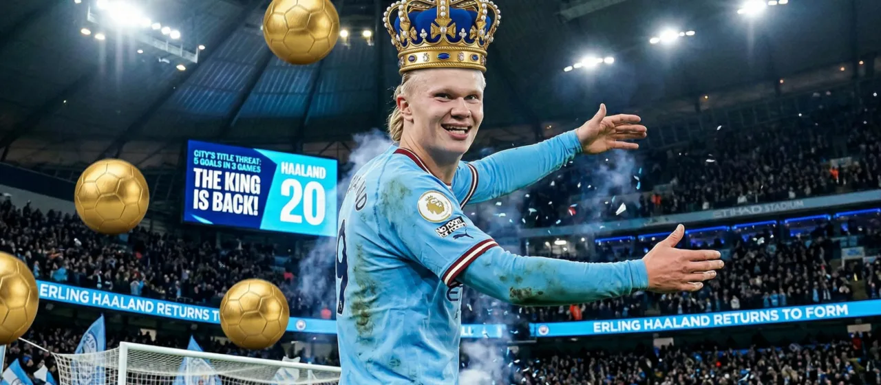 Erling Haaland Returns to Form: Five Goals in Three Games Signal City’s Title Threat
