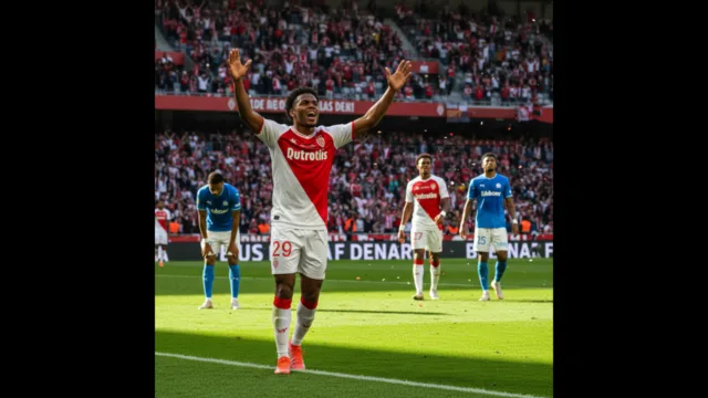 Balogun Scores as Monaco Beats Marseille 2-1